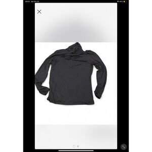 Victor Alfaro Black Long Sleeve Turtleneck Top‎ Size S